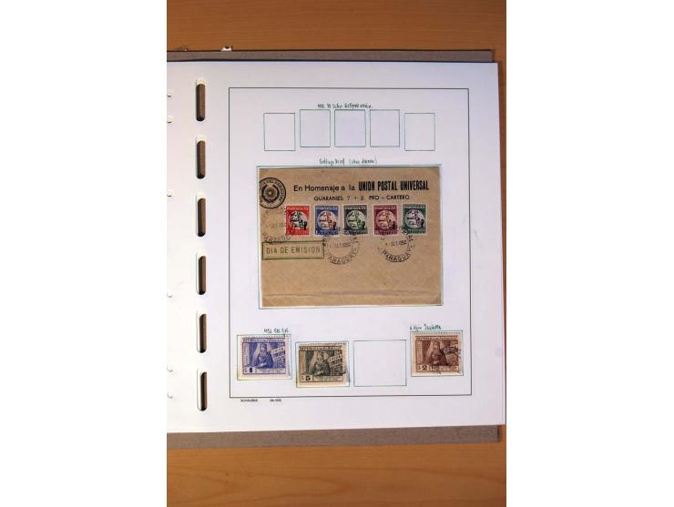 1858/1975, vorwiegend gestempelte Sammlung Ecuador, Kolumbien, Paraguay, Peru, Uruguay und Venezuela, dabei etliche bessere W