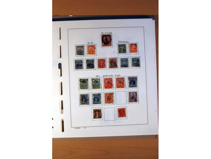 1858/1975, vorwiegend gestempelte Sammlung Ecuador, Kolumbien, Paraguay, Peru, Uruguay und Venezuela, dabei etliche bessere W