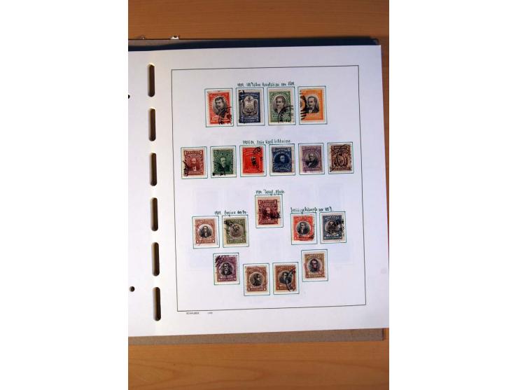 1858/1975, vorwiegend gestempelte Sammlung Ecuador, Kolumbien, Paraguay, Peru, Uruguay und Venezuela, dabei etliche bessere W