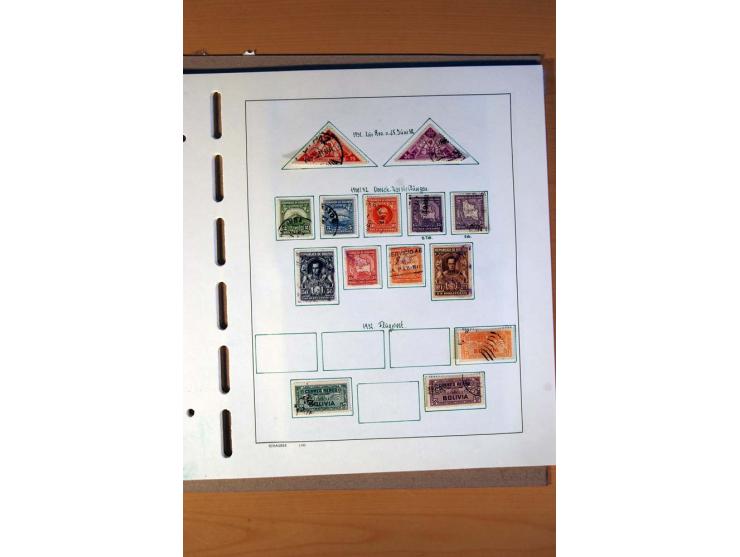1858/1975, vorwiegend gestempelte Sammlung Ecuador, Kolumbien, Paraguay, Peru, Uruguay und Venezuela, dabei etliche bessere W