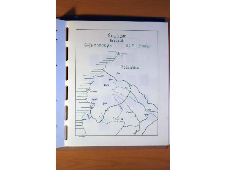 1858/1975, vorwiegend gestempelte Sammlung Ecuador, Kolumbien, Paraguay, Peru, Uruguay und Venezuela, dabei etliche bessere W