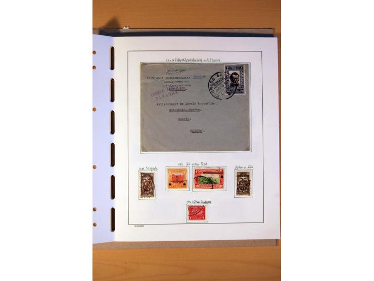 1858/1975, vorwiegend gestempelte Sammlung Ecuador, Kolumbien, Paraguay, Peru, Uruguay und Venezuela, dabei etliche bessere W