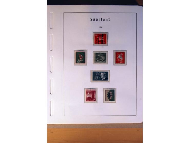 1914/58, ungebrauchte, postfrische und gestempelte Sammlung Abstimmungsgebiete, Danzig, Memel und Saar sowie Besetzung  WK I.