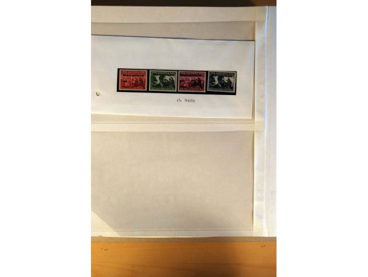 1914/58, ungebrauchte, postfrische und gestempelte Sammlung Abstimmungsgebiete, Danzig, Memel und Saar sowie Besetzung  WK I.