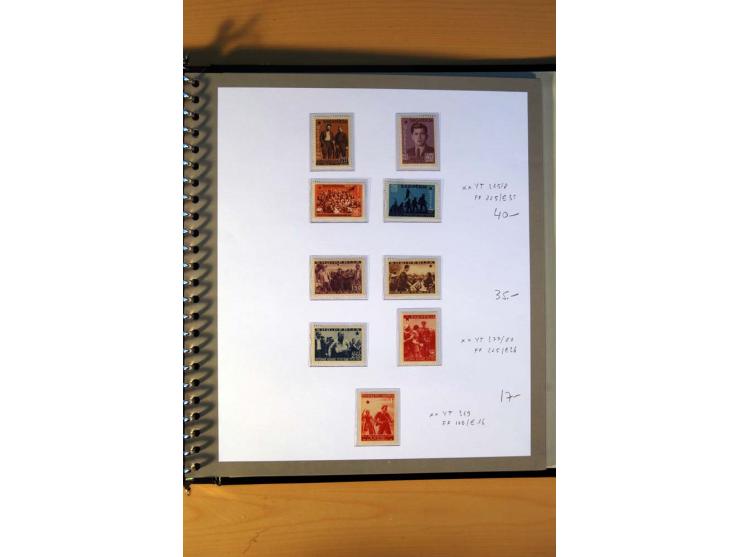 1920/64, postfrische und ungebrauchte Sammlung mit u.a. Mi.-Nr. 67-75, 126-32U (sign. Droese, Fotoattest Raybaudi), 162-68, 2