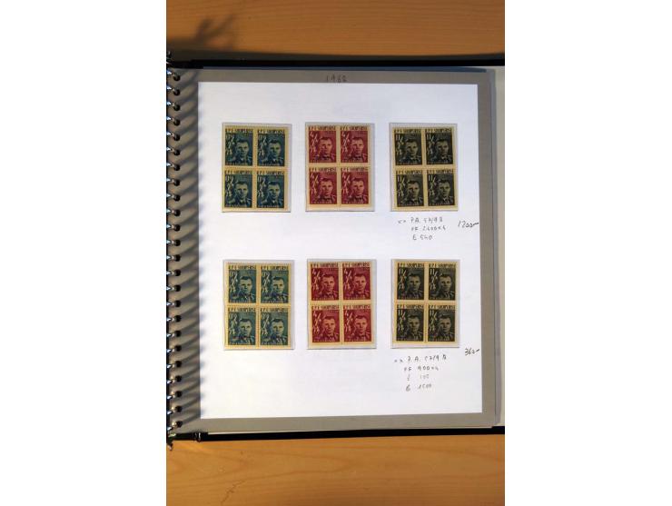 1920/64, postfrische und ungebrauchte Sammlung mit u.a. Mi.-Nr. 67-75, 126-32U (sign. Droese, Fotoattest Raybaudi), 162-68, 2