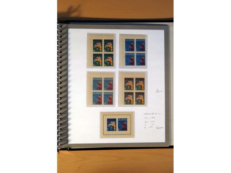 1920/64, postfrische und ungebrauchte Sammlung mit u.a. Mi.-Nr. 67-75, 126-32U (sign. Droese, Fotoattest Raybaudi), 162-68, 2