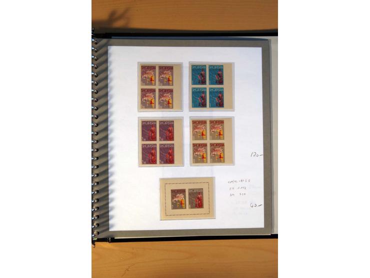 1920/64, postfrische und ungebrauchte Sammlung mit u.a. Mi.-Nr. 67-75, 126-32U (sign. Droese, Fotoattest Raybaudi), 162-68, 2