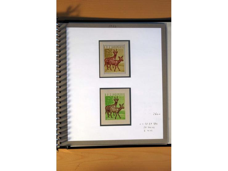 1920/64, postfrische und ungebrauchte Sammlung mit u.a. Mi.-Nr. 67-75, 126-32U (sign. Droese, Fotoattest Raybaudi), 162-68, 2