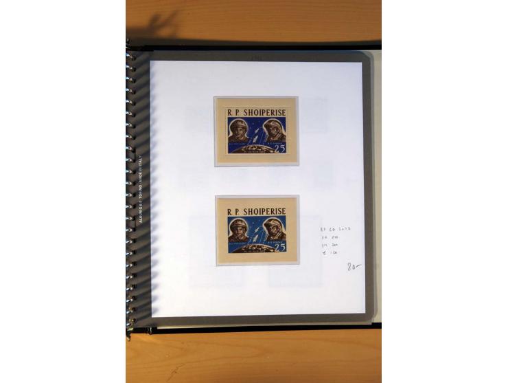 1920/64, postfrische und ungebrauchte Sammlung mit u.a. Mi.-Nr. 67-75, 126-32U (sign. Droese, Fotoattest Raybaudi), 162-68, 2