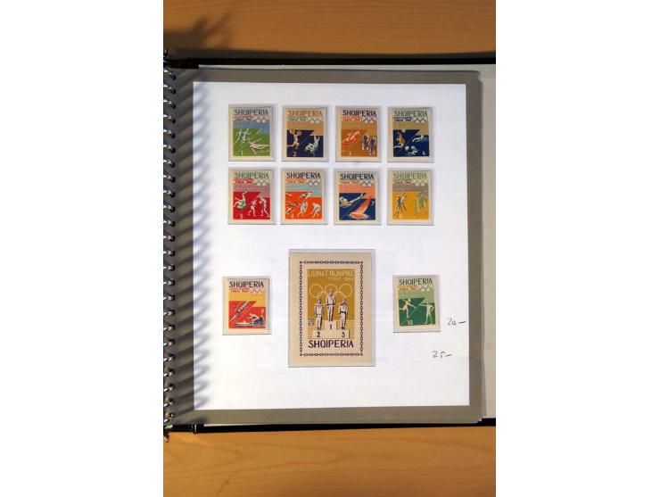 1920/64, postfrische und ungebrauchte Sammlung mit u.a. Mi.-Nr. 67-75, 126-32U (sign. Droese, Fotoattest Raybaudi), 162-68, 2