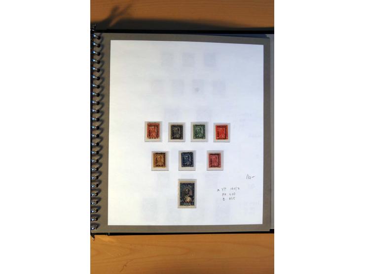 1920/64, postfrische und ungebrauchte Sammlung mit u.a. Mi.-Nr. 67-75, 126-32U (sign. Droese, Fotoattest Raybaudi), 162-68, 2