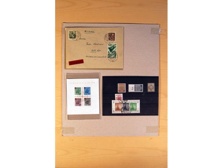 1945/90,  ungebrauchte, postfrische und gestempelte Sammlung dabei Bund/Berlin und DDR in den Hauptnummern bis 1960 augensche
