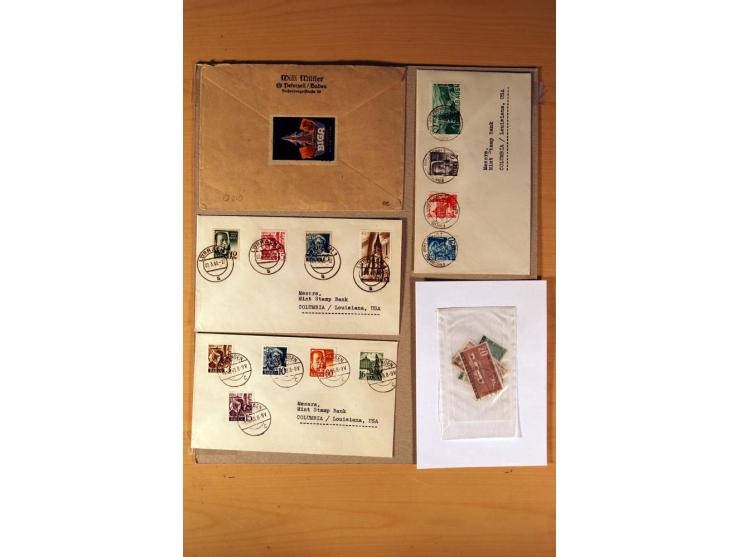 1945/90,  ungebrauchte, postfrische und gestempelte Sammlung dabei Bund/Berlin und DDR in den Hauptnummern bis 1960 augensche