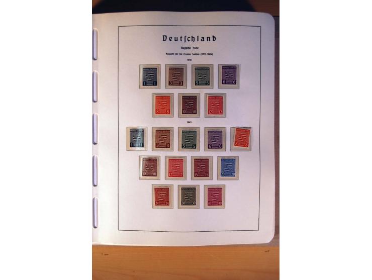 1945/90,  ungebrauchte, postfrische und gestempelte Sammlung dabei Bund/Berlin und DDR in den Hauptnummern bis 1960 augensche