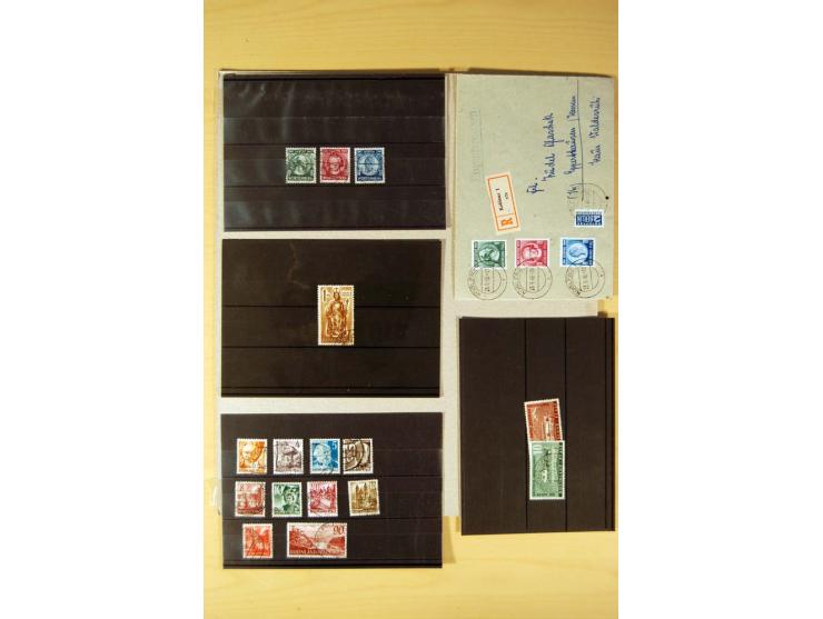 1945/90,  ungebrauchte, postfrische und gestempelte Sammlung dabei Bund/Berlin und DDR in den Hauptnummern bis 1960 augensche