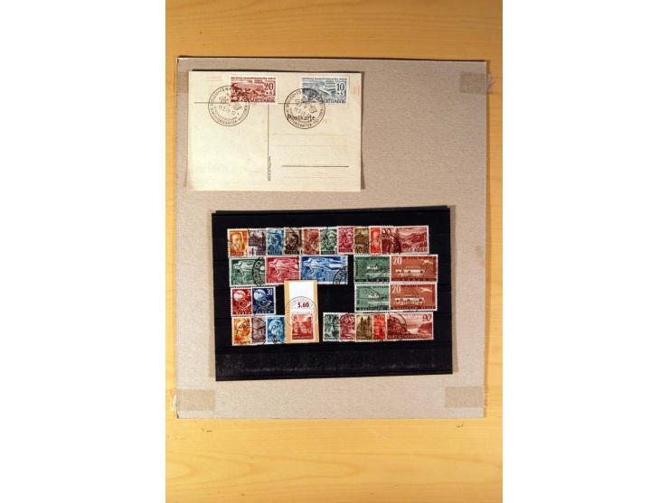 1945/90,  ungebrauchte, postfrische und gestempelte Sammlung dabei Bund/Berlin und DDR in den Hauptnummern bis 1960 augensche