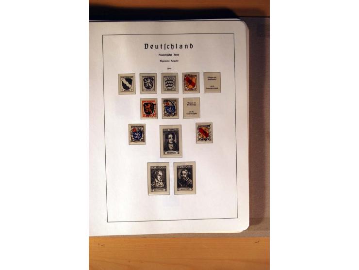 1945/90,  ungebrauchte, postfrische und gestempelte Sammlung dabei Bund/Berlin und DDR in den Hauptnummern bis 1960 augensche