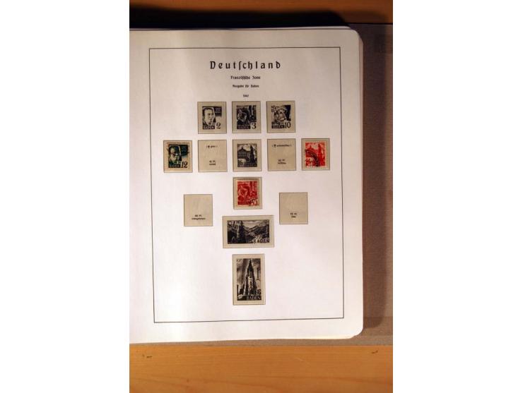 1945/90,  ungebrauchte, postfrische und gestempelte Sammlung dabei Bund/Berlin und DDR in den Hauptnummern bis 1960 augensche