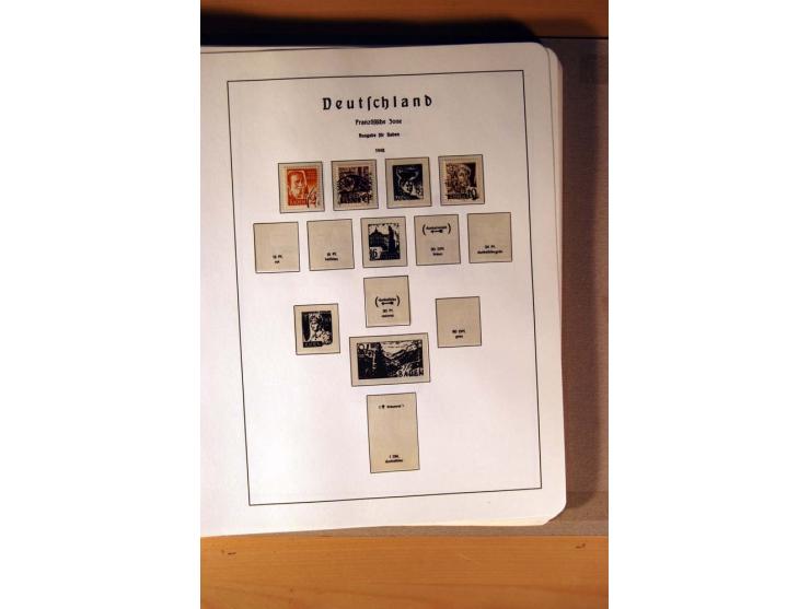 1945/90,  ungebrauchte, postfrische und gestempelte Sammlung dabei Bund/Berlin und DDR in den Hauptnummern bis 1960 augensche