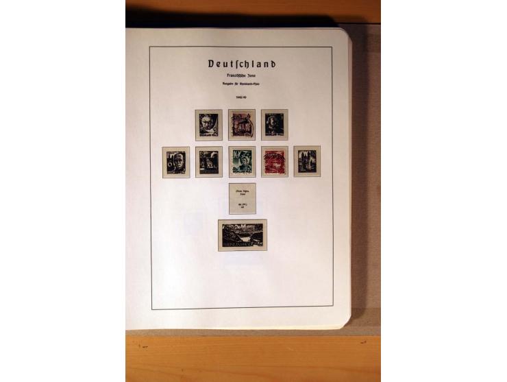 1945/90,  ungebrauchte, postfrische und gestempelte Sammlung dabei Bund/Berlin und DDR in den Hauptnummern bis 1960 augensche