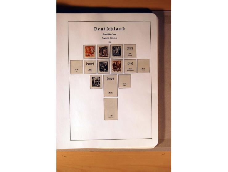 1945/90,  ungebrauchte, postfrische und gestempelte Sammlung dabei Bund/Berlin und DDR in den Hauptnummern bis 1960 augensche