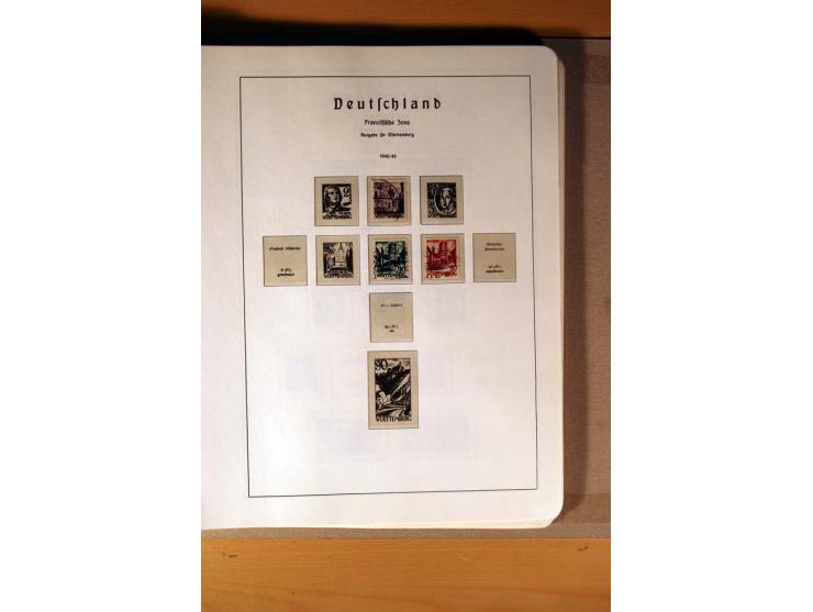 1945/90,  ungebrauchte, postfrische und gestempelte Sammlung dabei Bund/Berlin und DDR in den Hauptnummern bis 1960 augensche