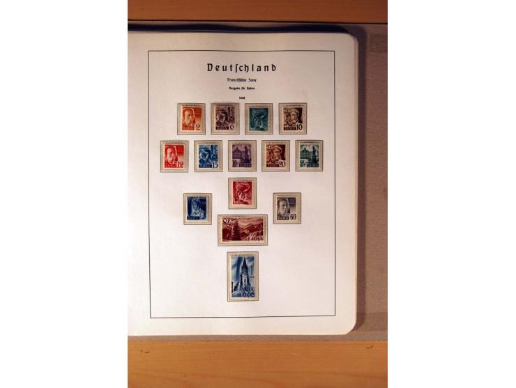 1945/90,  ungebrauchte, postfrische und gestempelte Sammlung dabei Bund/Berlin und DDR in den Hauptnummern bis 1960 augensche