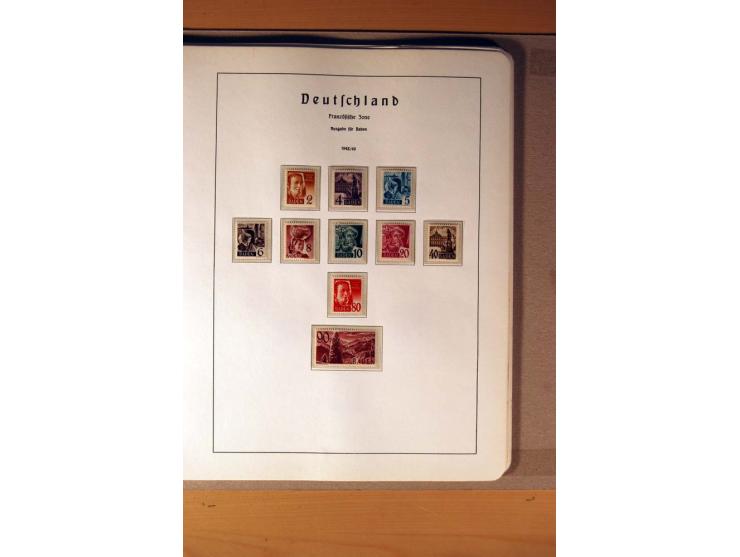 1945/90,  ungebrauchte, postfrische und gestempelte Sammlung dabei Bund/Berlin und DDR in den Hauptnummern bis 1960 augensche