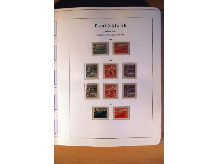 1945/90,  ungebrauchte, postfrische und gestempelte Sammlung dabei Bund/Berlin und DDR in den Hauptnummern bis 1960 augensche
