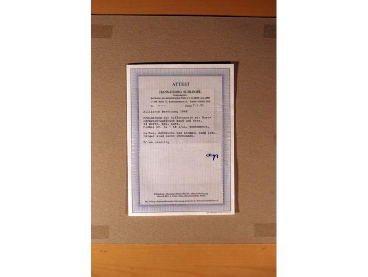 1945/90,  ungebrauchte, postfrische und gestempelte Sammlung dabei Bund/Berlin und DDR in den Hauptnummern bis 1960 augensche