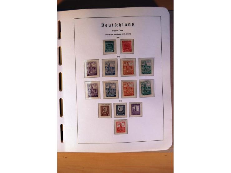 1945/90,  ungebrauchte, postfrische und gestempelte Sammlung dabei Bund/Berlin und DDR in den Hauptnummern bis 1960 augensche