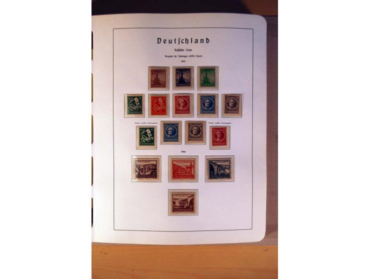 1945/90,  ungebrauchte, postfrische und gestempelte Sammlung dabei Bund/Berlin und DDR in den Hauptnummern bis 1960 augensche