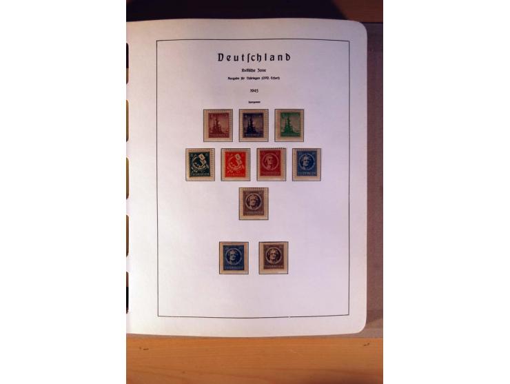 1945/90,  ungebrauchte, postfrische und gestempelte Sammlung dabei Bund/Berlin und DDR in den Hauptnummern bis 1960 augensche