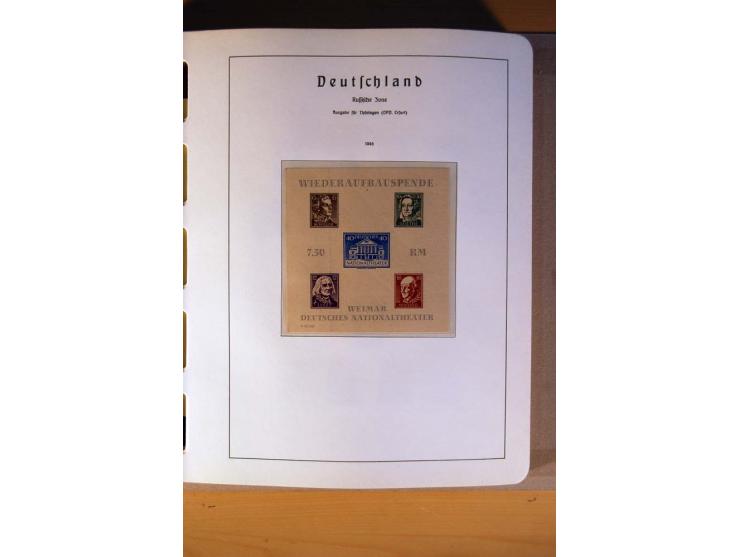 1945/90,  ungebrauchte, postfrische und gestempelte Sammlung dabei Bund/Berlin und DDR in den Hauptnummern bis 1960 augensche