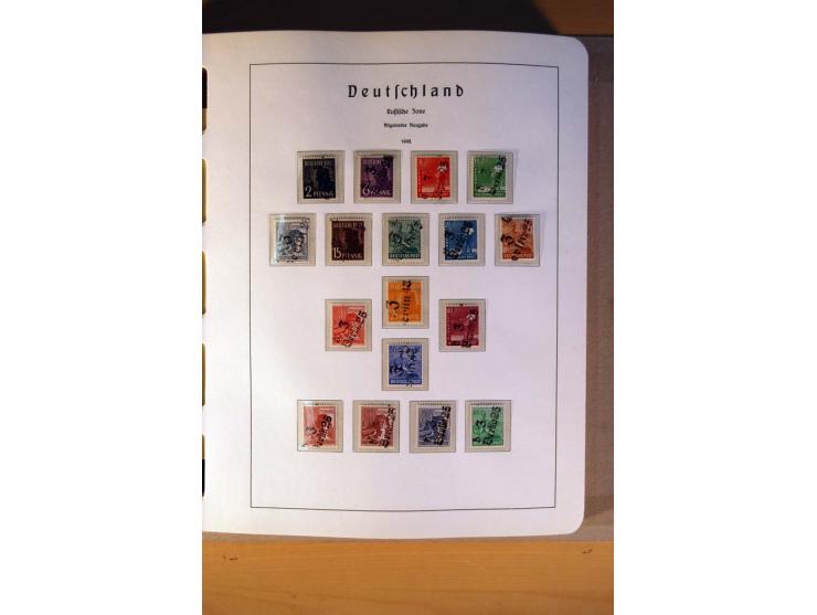 1945/90,  ungebrauchte, postfrische und gestempelte Sammlung dabei Bund/Berlin und DDR in den Hauptnummern bis 1960 augensche