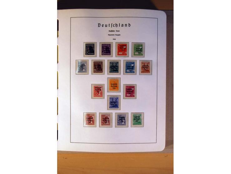 1945/90,  ungebrauchte, postfrische und gestempelte Sammlung dabei Bund/Berlin und DDR in den Hauptnummern bis 1960 augensche
