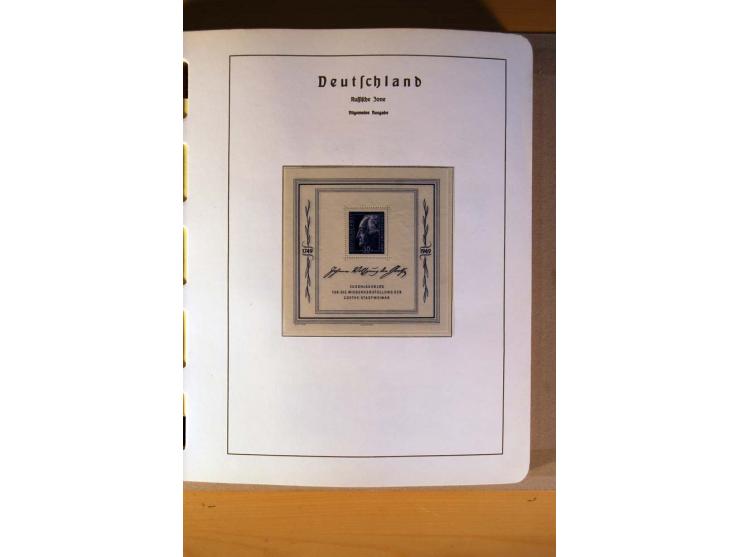 1945/90,  ungebrauchte, postfrische und gestempelte Sammlung dabei Bund/Berlin und DDR in den Hauptnummern bis 1960 augensche