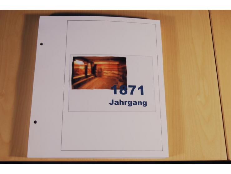 1861/1880, große ungebrauchte und gestempelte Spezialsammlung von rund 2100 Marken, dabei Farbnuancen, Einheiten bis zum 12er