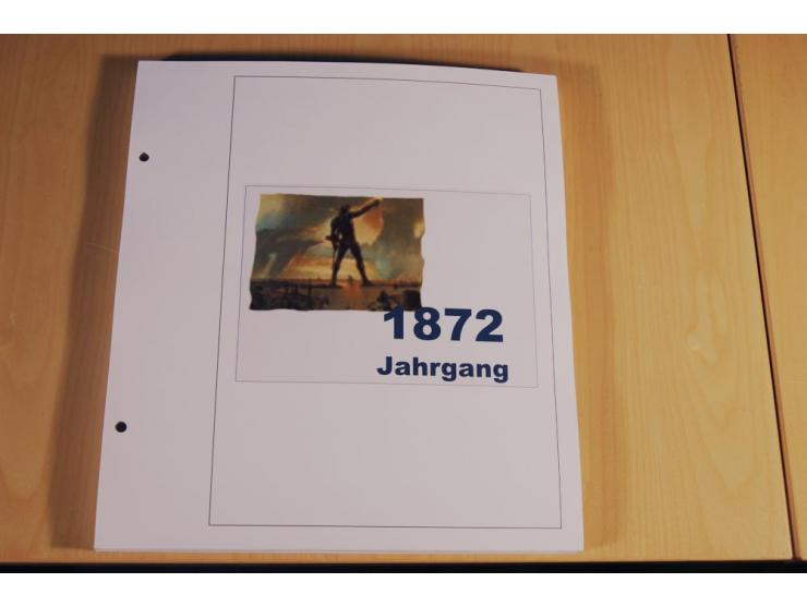 1861/1880, große ungebrauchte und gestempelte Spezialsammlung von rund 2100 Marken, dabei Farbnuancen, Einheiten bis zum 12er