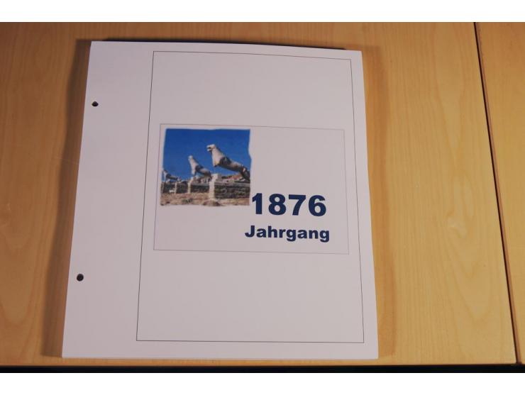 1861/1880, große ungebrauchte und gestempelte Spezialsammlung von rund 2100 Marken, dabei Farbnuancen, Einheiten bis zum 12er