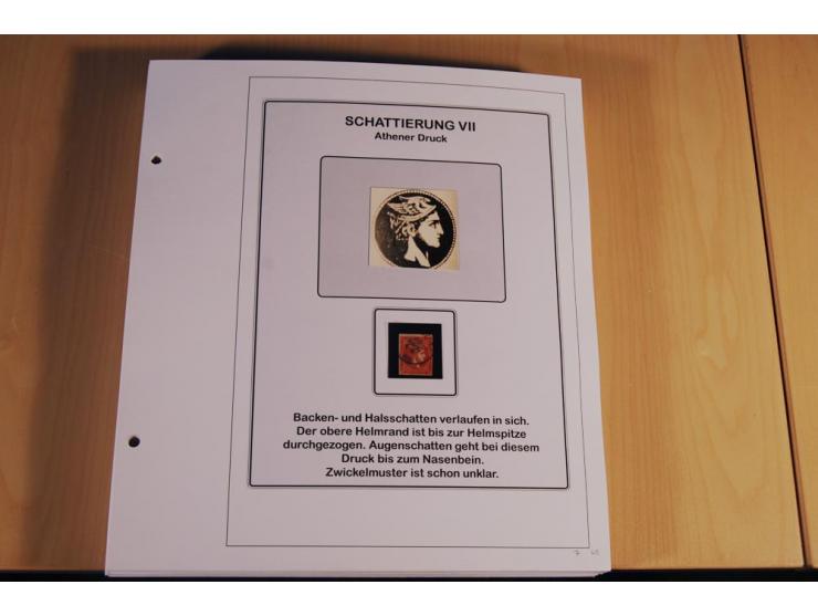 1861/1880, große ungebrauchte und gestempelte Spezialsammlung von rund 2100 Marken, dabei Farbnuancen, Einheiten bis zum 12er