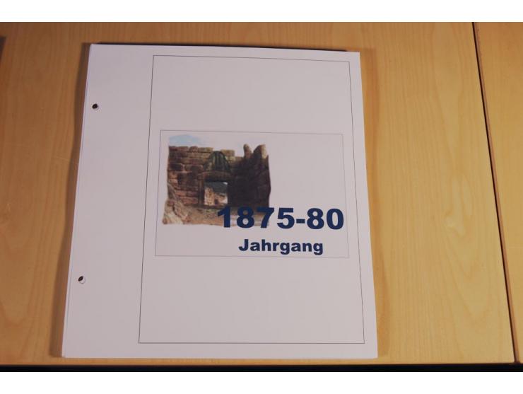 1861/1880, große ungebrauchte und gestempelte Spezialsammlung von rund 2100 Marken, dabei Farbnuancen, Einheiten bis zum 12er