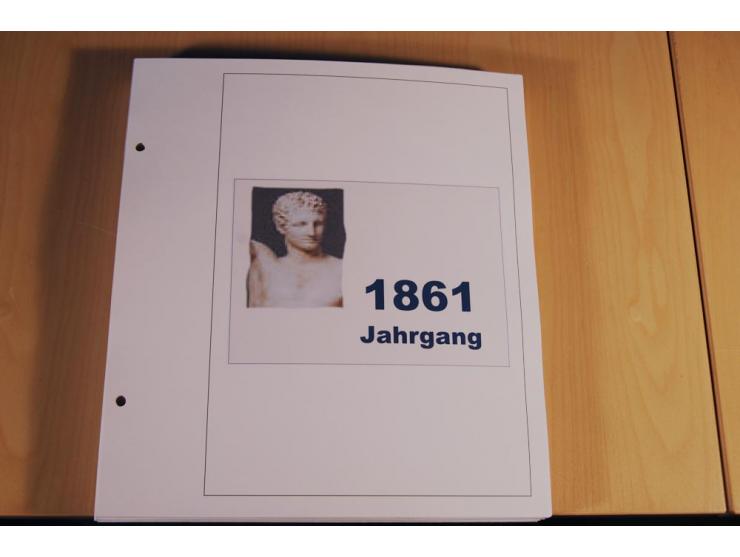 1861/1880, große ungebrauchte und gestempelte Spezialsammlung von rund 2100 Marken, dabei Farbnuancen, Einheiten bis zum 12er