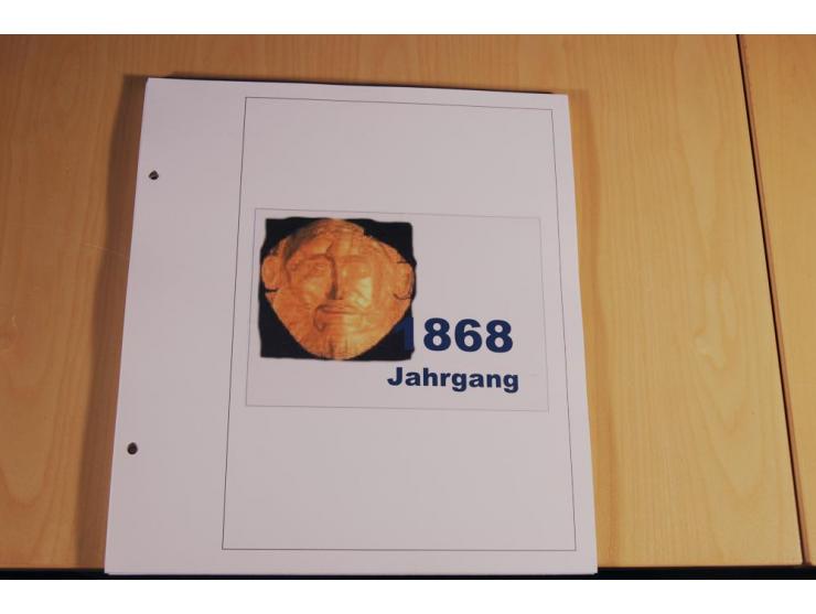 1861/1880, große ungebrauchte und gestempelte Spezialsammlung von rund 2100 Marken, dabei Farbnuancen, Einheiten bis zum 12er