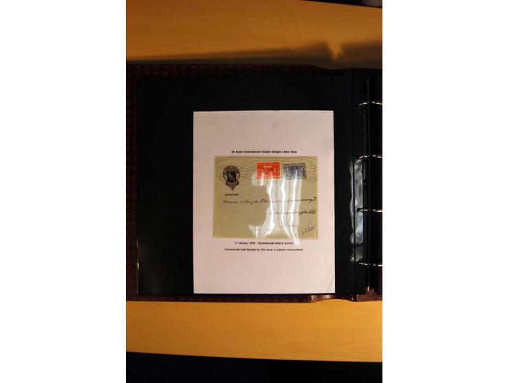 1930, Spezialsammlung der Allthing-Ausgaben, ungebraucht und gestempelt sowie mit zahlreichen Briefen und Karten, dabei viel 