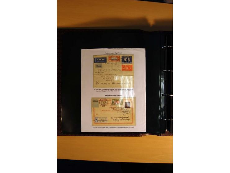 1930, Spezialsammlung der Allthing-Ausgaben, ungebraucht und gestempelt sowie mit zahlreichen Briefen und Karten, dabei viel 