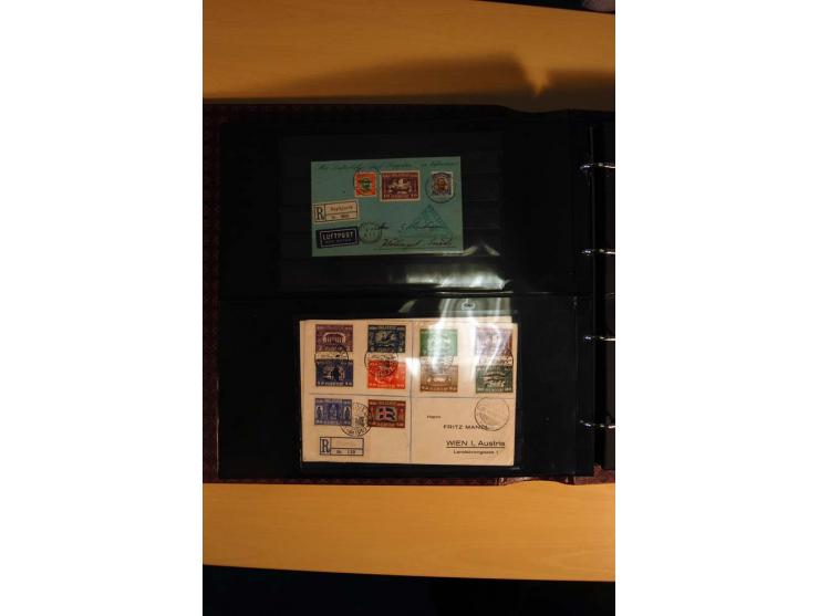 1930, Spezialsammlung der Allthing-Ausgaben, ungebraucht und gestempelt sowie mit zahlreichen Briefen und Karten, dabei viel 