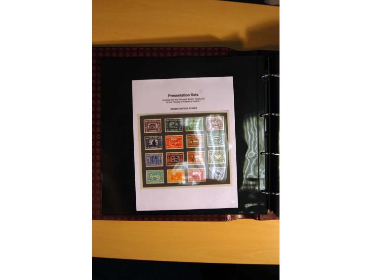 1930, Spezialsammlung der Allthing-Ausgaben, ungebraucht und gestempelt sowie mit zahlreichen Briefen und Karten, dabei viel 