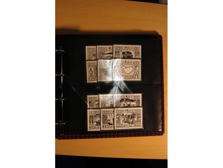 1930, Spezialsammlung der Allthing-Ausgaben, ungebraucht und gestempelt sowie mit zahlreichen Briefen und Karten, dabei viel 